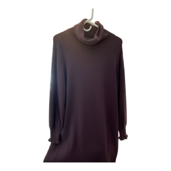 LC Lauren Conrad Dresses & Skirts - Elegant Plum Turtleneck Sweater Dress